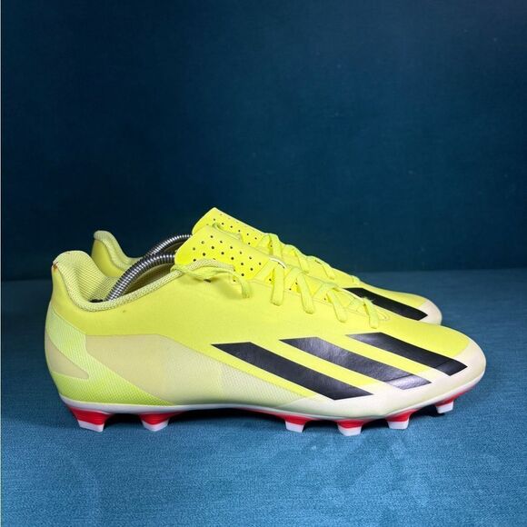Adidas X Crazyfast Club FXG Athletic Soccer Cleats Yellow Men’s 11.5 main image 5